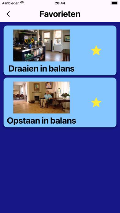 Parkinson-Übungen App-Screenshot
