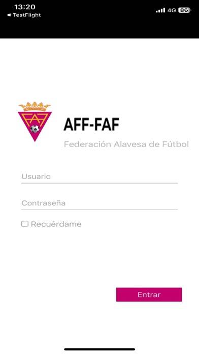 Intranet AFF-FAF Captura de pantalla de la aplicación #2