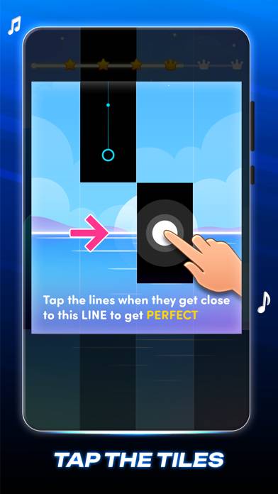 Rhythm Tiles 4: Music Game Captura de pantalla de la aplicación #4