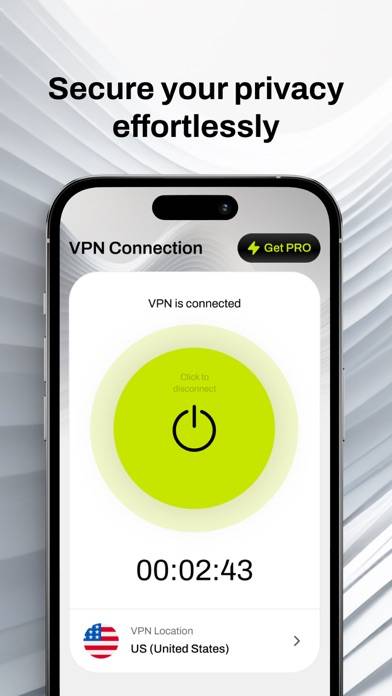 EcoSecure VPN Capture d'écran de l'application #1