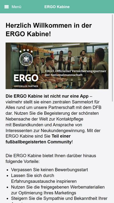 ERGO Kabine App-Screenshot #3