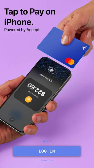 Tap to Pay + Contactless + POS immagine dello schermo