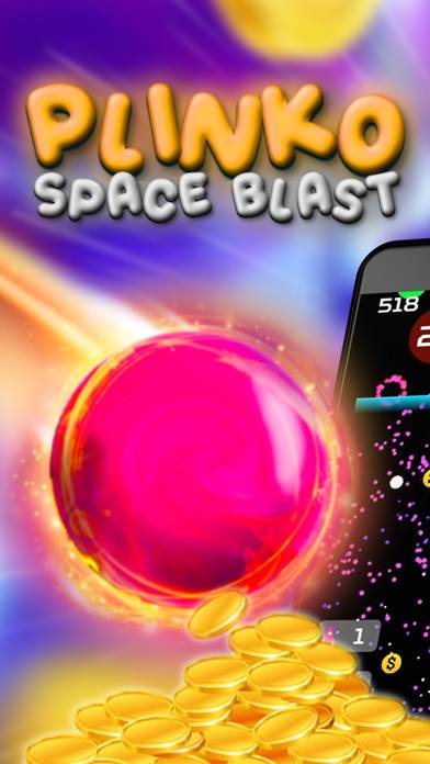 Plinko Space Blast Captura de pantalla de la aplicación #1