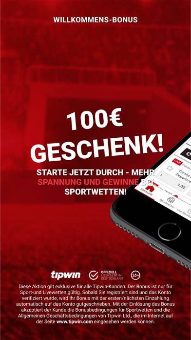 Tipwin Sportwetten App-Screenshot #1