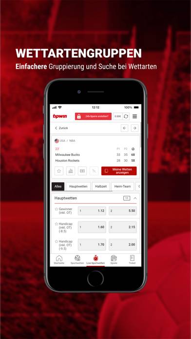 Tipwin Sportwetten App-Screenshot #4