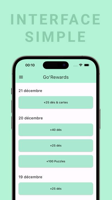 Go'Rewards Capture d'écran de l'application #1