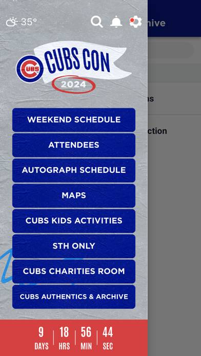 Cubs Con App screenshot #1