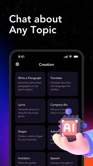 Gronk AI - AI Chat Assistant captura de pantalla