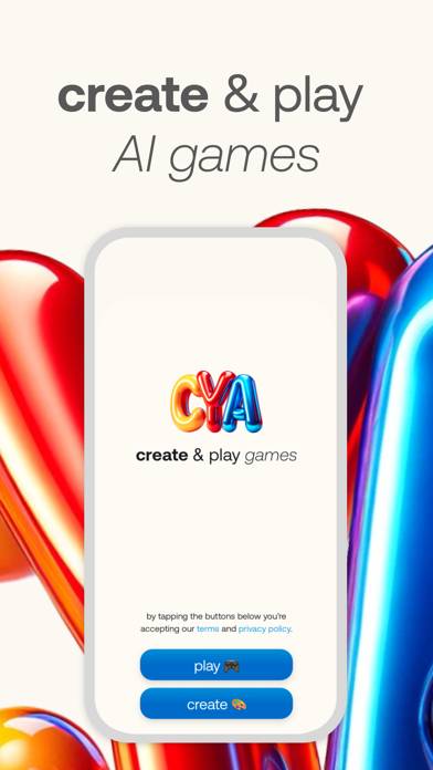 CYA - create & play AI games