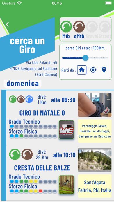 GiriNGiro.bike Schermata dell'app #1