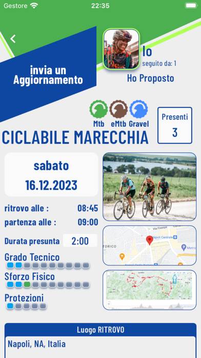 GiriNGiro.bike Schermata dell'app