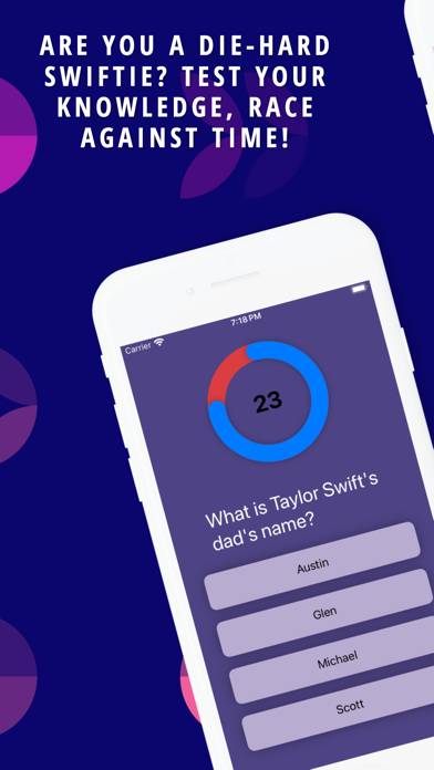 Swiftie Trivia App skärmdump #2