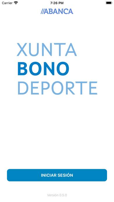 Bono Deporte App screenshot #1