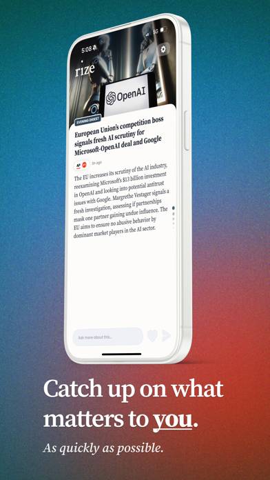 Rize: Your AI News Digest App screenshot #2