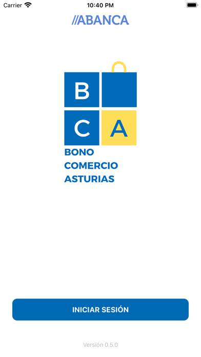 Bono Comercio Asturias captura de pantalla