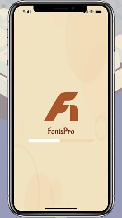 FontsPro Schermata dell'app