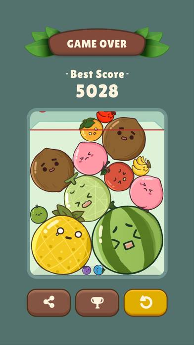 Watermelon Merge Fruits Puzzle App screenshot #4