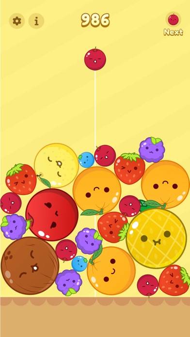Watermelon: Merge Fruit Game Captura de pantalla de la aplicación #3