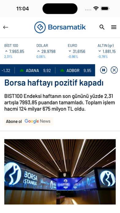 Borsamatik.com: Borsa & Finans App screenshot #2