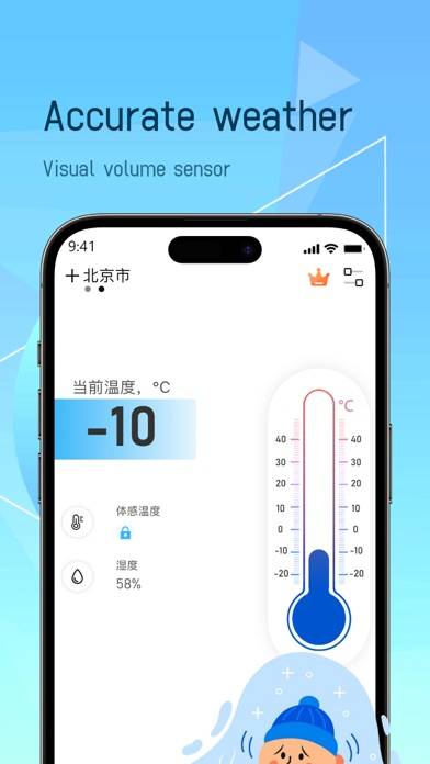 Thermometer App skärmdump