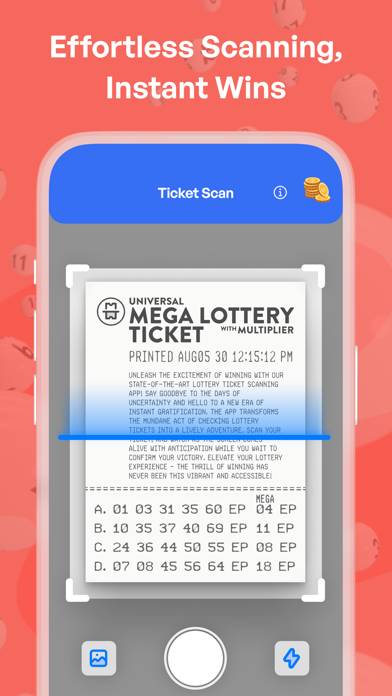 Scan Lottery Ticket Now App screenshot #2