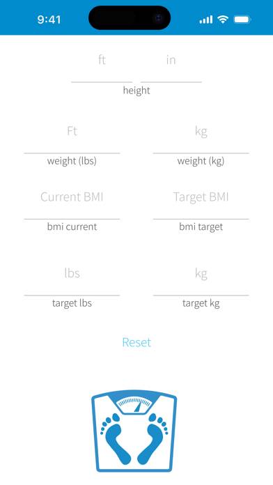 Target BMI Calculator App screenshot #1