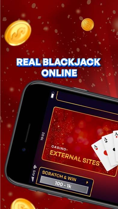 Real Blackjack Online immagine dello schermo