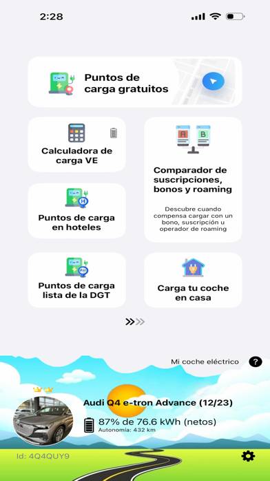 Mi coche eléctrico Captura de pantalla de la aplicación