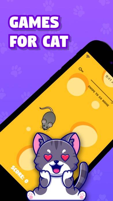 Games for Cats・Fishing & Mouse Captura de pantalla de la aplicación #1