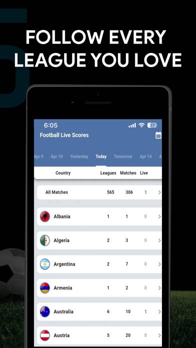 Live Football TV - All Matches immagine dello schermo