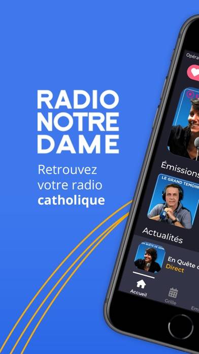 Radio Notre Dame Capture d'écran de l'application #1