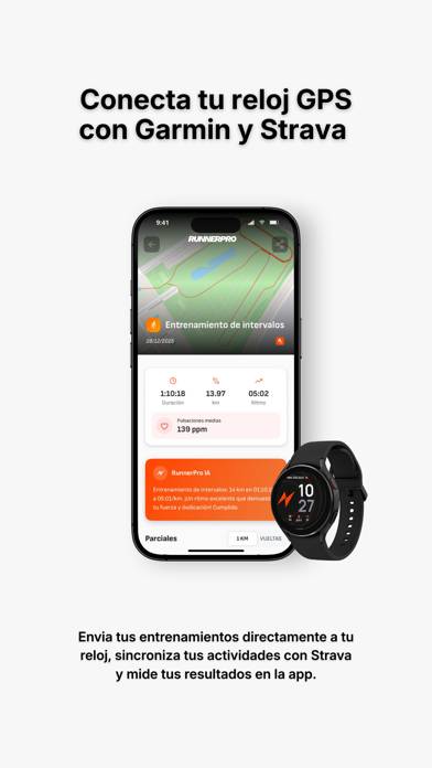 RunnerPro: Entrenador Running Captura de pantalla de la aplicación