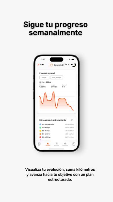 RunnerPro: Entrenador Running Captura de pantalla de la aplicación