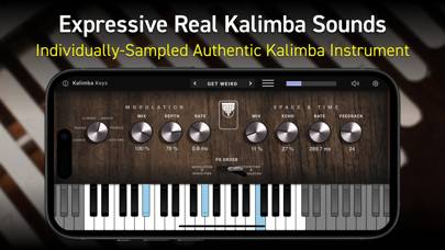 Kalimba Keys Captura de pantalla de la aplicación #1