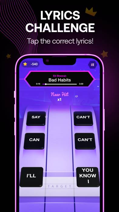 Lyrics Star・Piano Hop Tiles Captura de pantalla de la aplicación #2