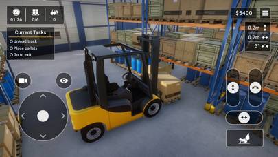 Forklift Simulator 2023 captura de pantalla