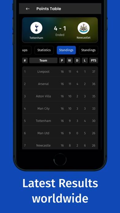 Live Football TV Schermata dell'app #6