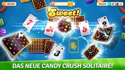 Candy Crush Solitaire Bildschirmfoto