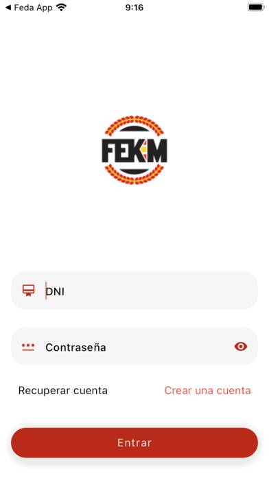 FEKM app captura de pantalla