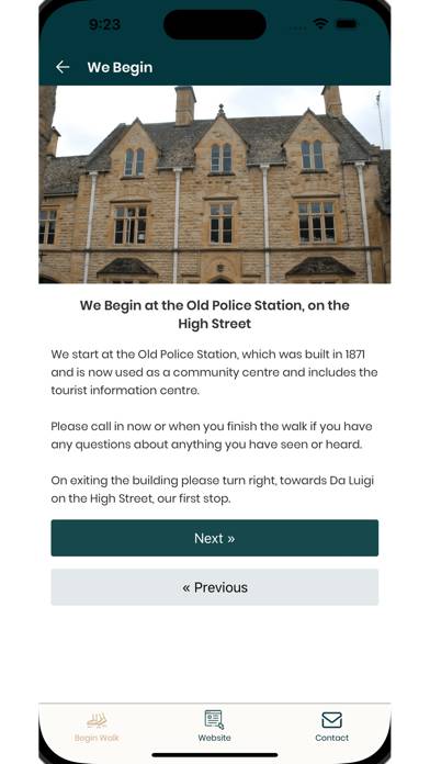 Chipping Campden Guided Walk App screenshot