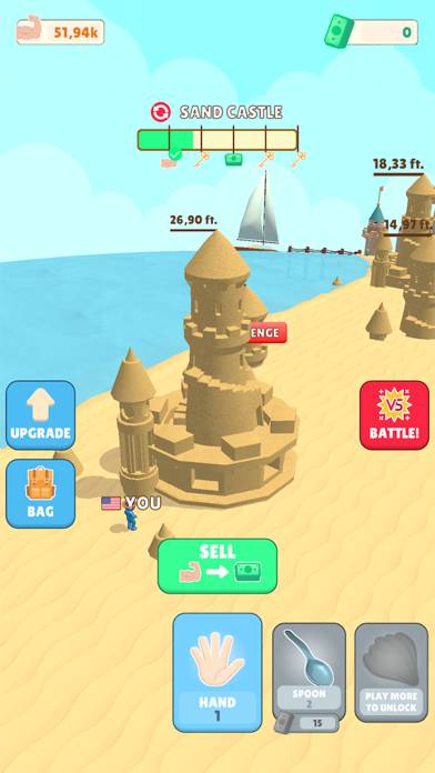 Sand Castle: Tap & Build App screenshot #1