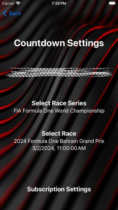 RaceClock App screenshot