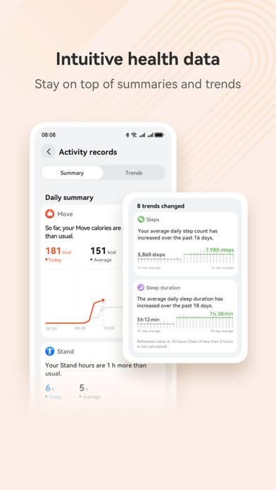 HUAWEI Health: Europa Schermata dell'app