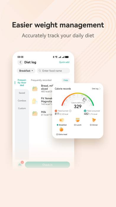 HUAWEI Health: Europa Schermata dell'app