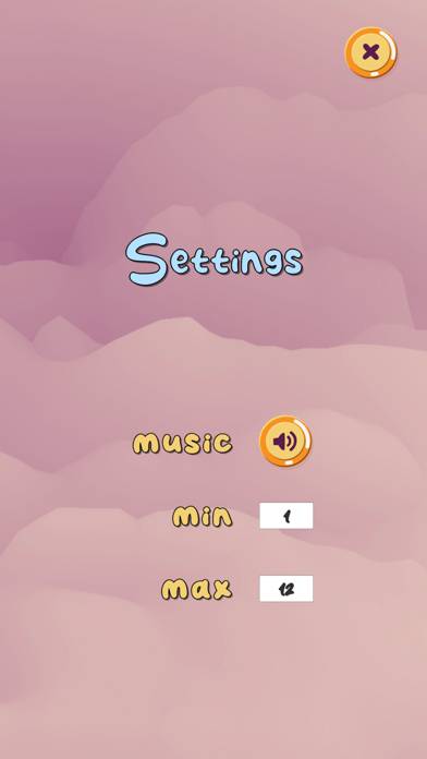 Random Number Balloons App skärmdump