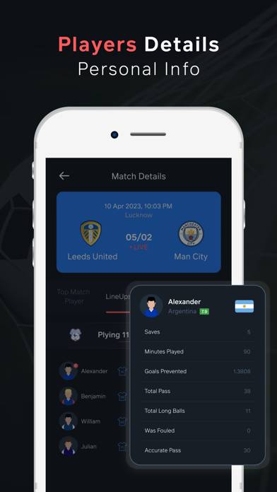 Live Football TV Schermata dell'app