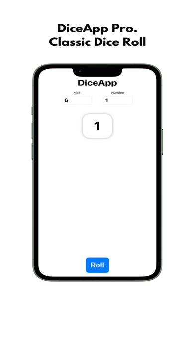 DiceApp Pro App screenshot #1