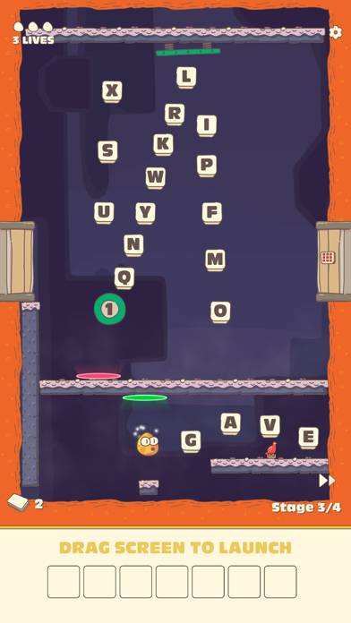 Letter Launch game screenshot