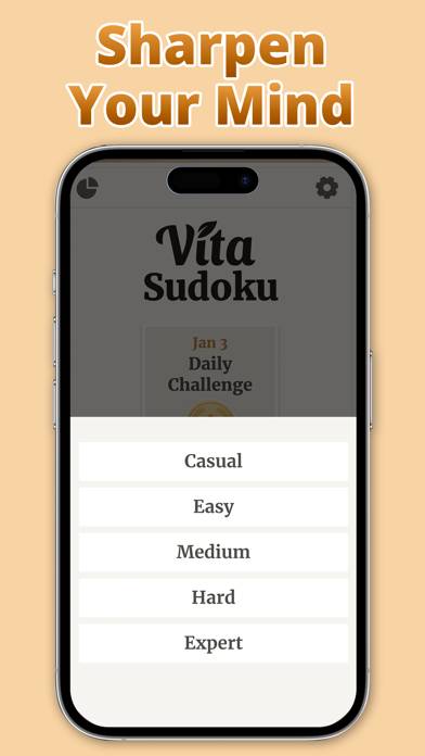 Vita Sudoku for Seniors App screenshot #4