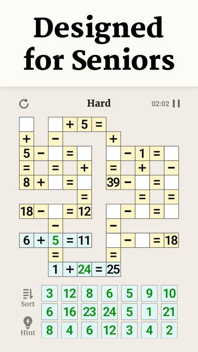 Vita Math Puzzle for Seniors App screenshot #1